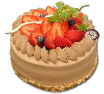 生チョコイチゴデコレーション